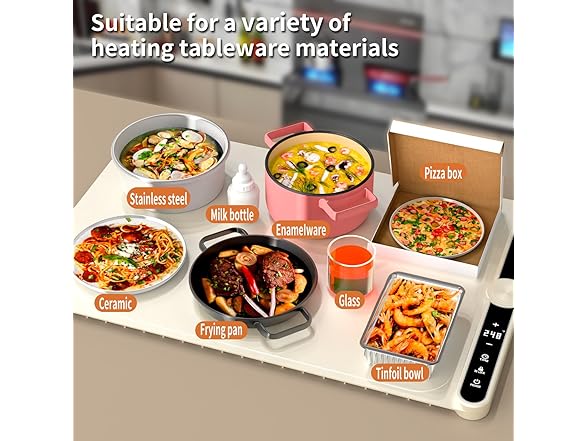 CENISKZRT Food Warming Mat, Warming Tray
