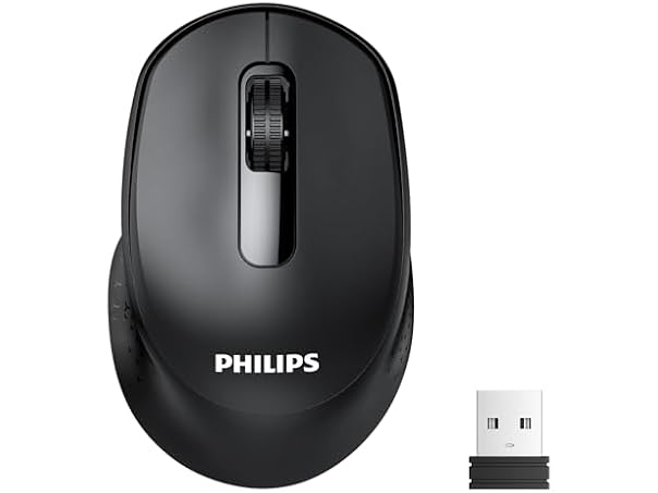 $9.99, Was $14.99, 33% Off! Philips Ergonomic Wireless Mouse dealfomo