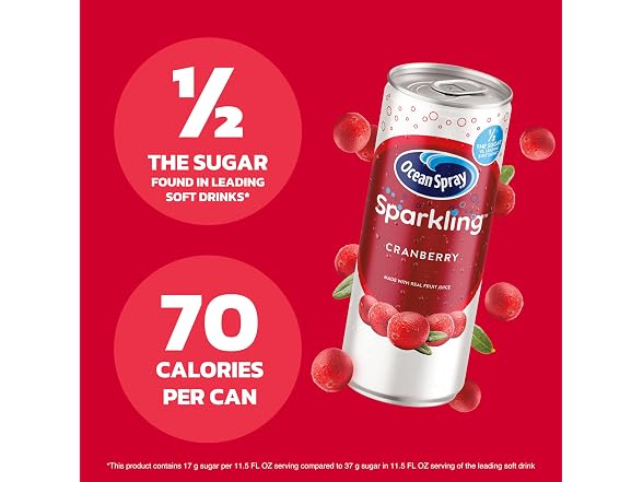 Ocean Spray® Sparkling Cranberry Juice