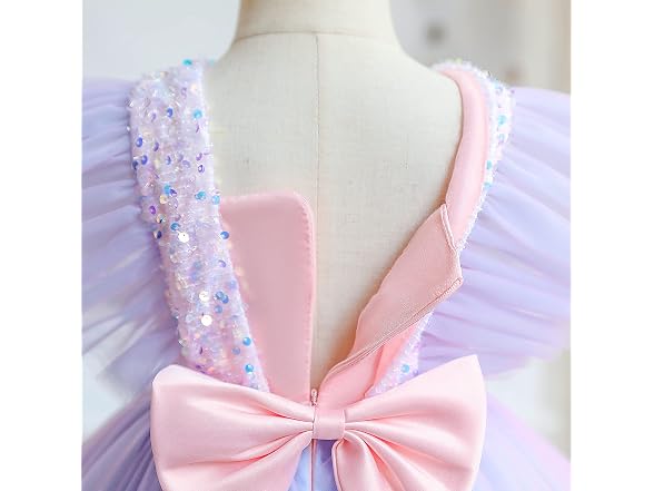 Ttyaovo (2-3T) Flower Girl Tulle Birthday Dress