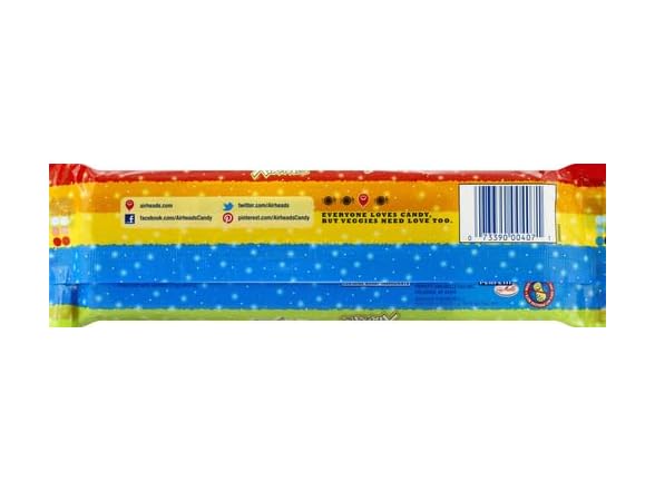 Airheads Xtremes Belts Sour Candy Rainbow Berry