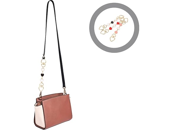 Milisten 3Pcs Bag Extender Chain, Heart