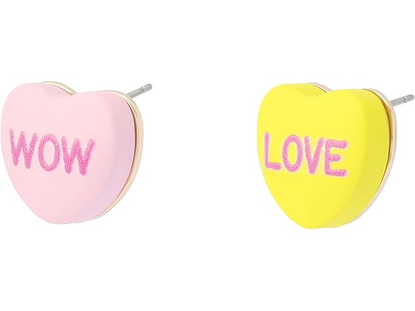 Betsey Johnson Sweetheart Stud Earrings
