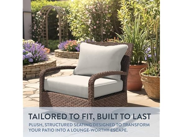 California Umbrella Outdoor Deep Seat White