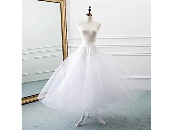 Cenast (OS) A-line Hoopless Petticoat Dresses