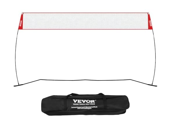 Freestanding Volleyball Training Net for Indoor