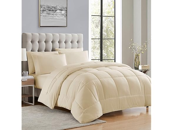 Sweet Home Collection 7 Piece Comforter Set Bag