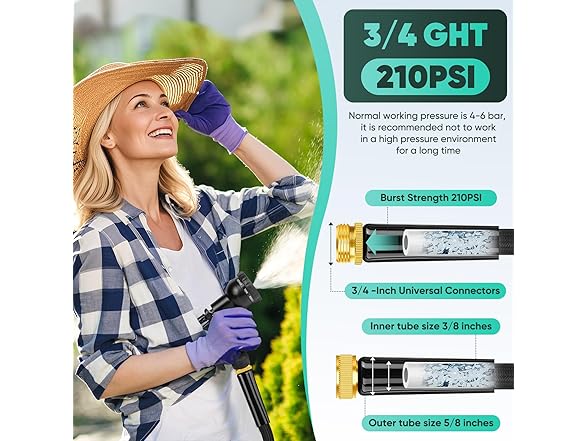 Lipoliftco Garden Hose - 100FT