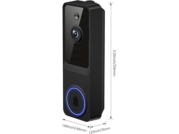 ElioVana 1080P Wireless Home Security Doorbell