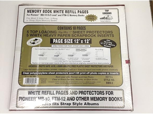 Pioneer Photo Albums Mb10 Ez-Load Deluxe Memory Book