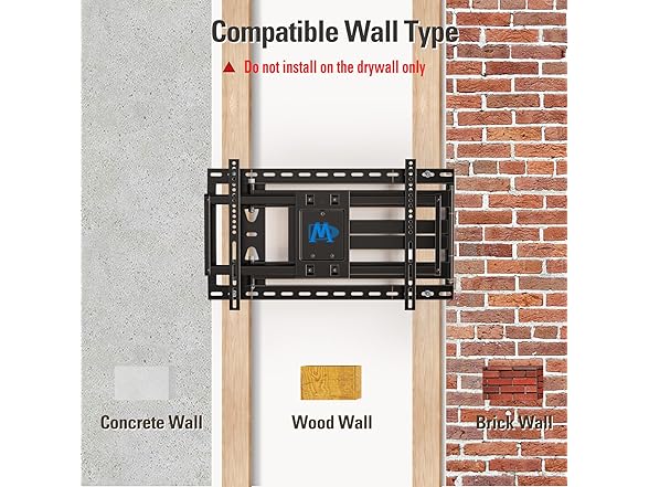 Mounting Dream Long Arm TV Wall Mount | 42-90"