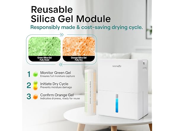 SereneLife 91 OZ Dehumidifier For Home