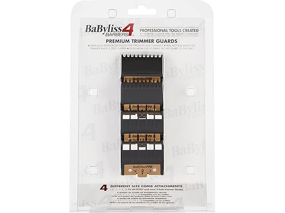 (2 Pack) BaBylissPRO Premium Trimmer Guards