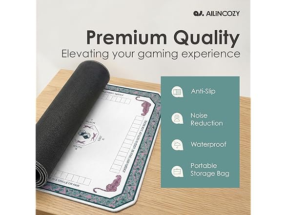 ALLINCOZY Mahjong Mat