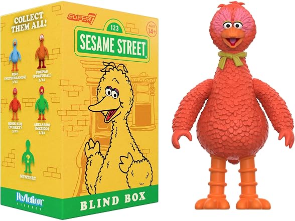 Super7 Sesame Street Big Birds Blind Box Flat - (12 Pack)