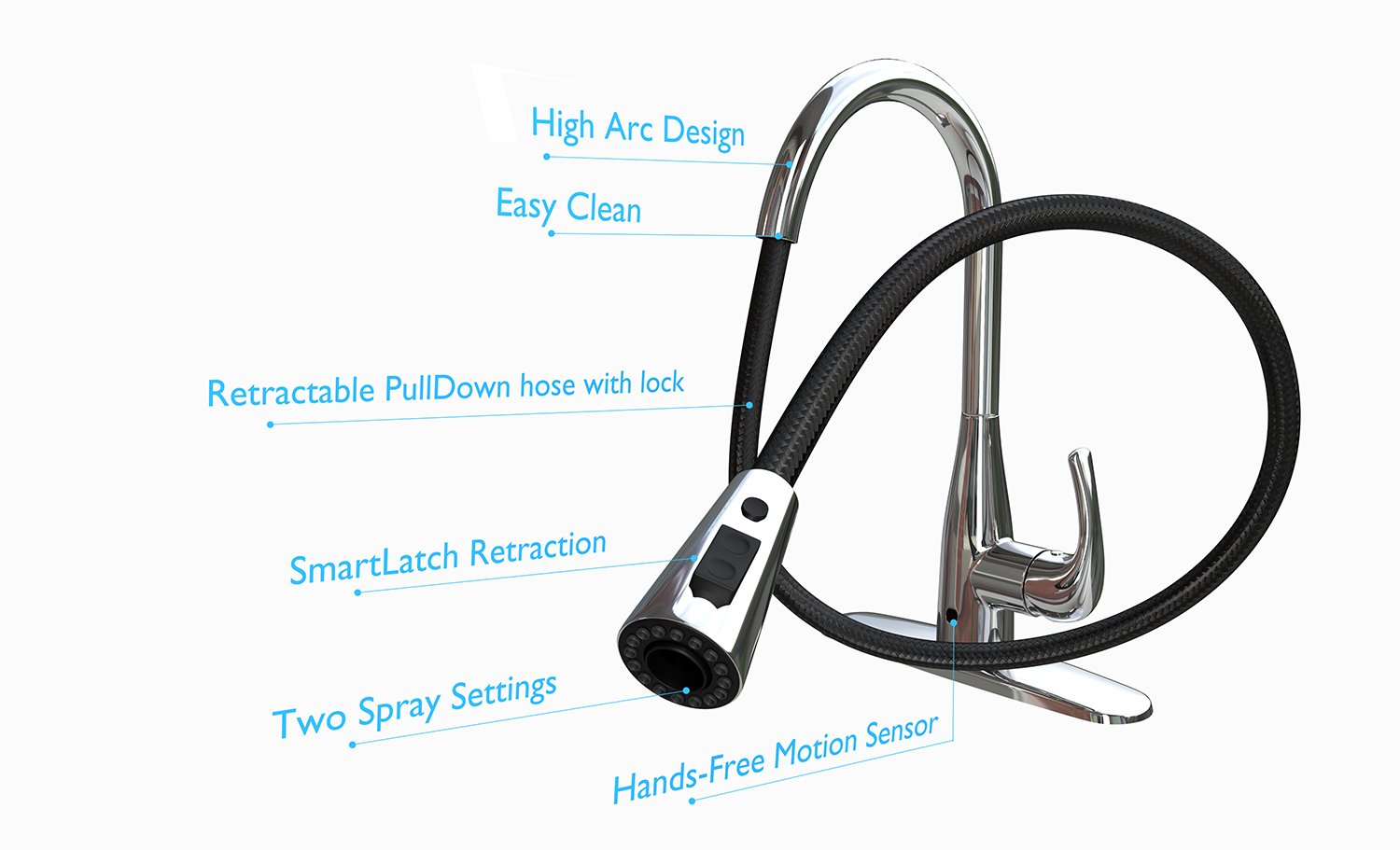 FLOW Hands Free Motion Sensing Faucet (Open Box) - Gallery 5