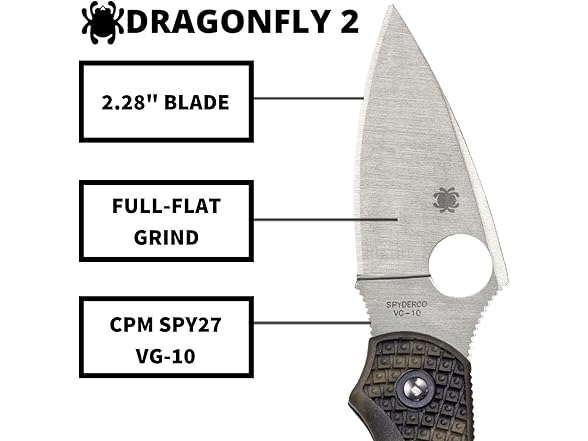 Spyderco Dragonfly 2 Signature Knife 2.3"