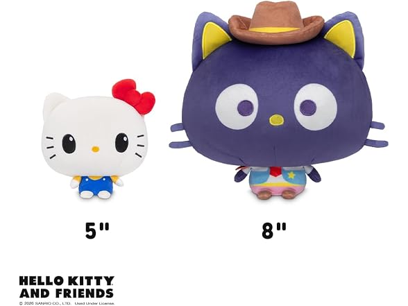 TeeTurtle Cloudheads Sanrio Cowboy Chococat Cuddly 8 Inch Plushie