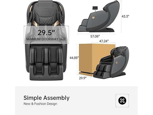 springspa Zero Gravity SL-Track Massage Chair