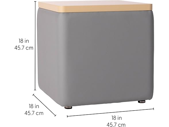 FDP Pro 18" Sq Modular Side Table, Blue