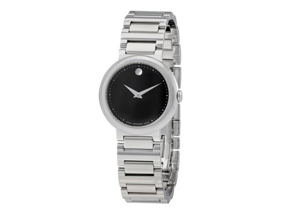 Movado Concerto Black Dial Ladies Watch