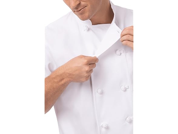 Chef Works Men's Tivoli Chef Coat (L)