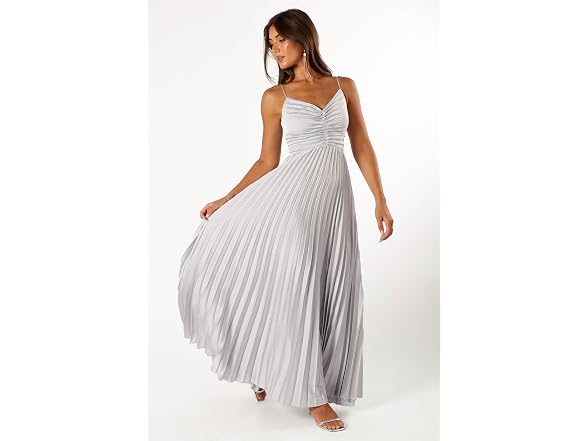 Petal & Pup Women (2) Naira Pleated Maxi Dress