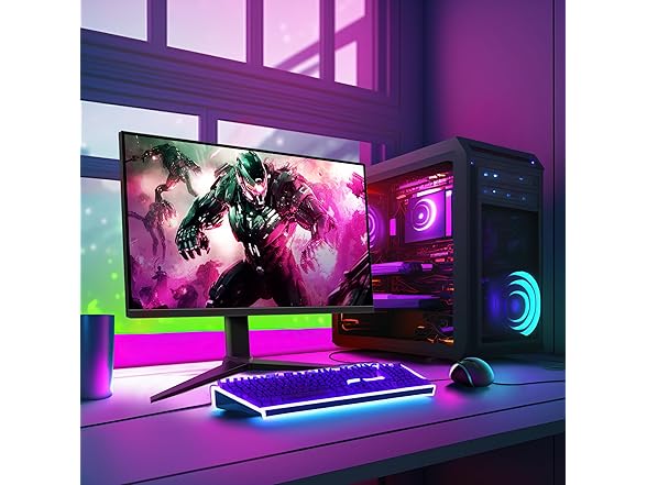 Amazon Basics 27 inch Gaming Monitor, FHD 1080P, 165Hz, VESA Compatible, Adaptive sync, 1ms Response, Black (Open Box)