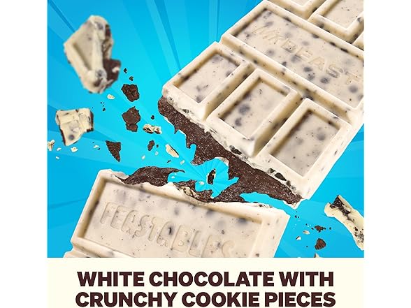 Feastables Cookies Creme Choc Bar 10ct 2