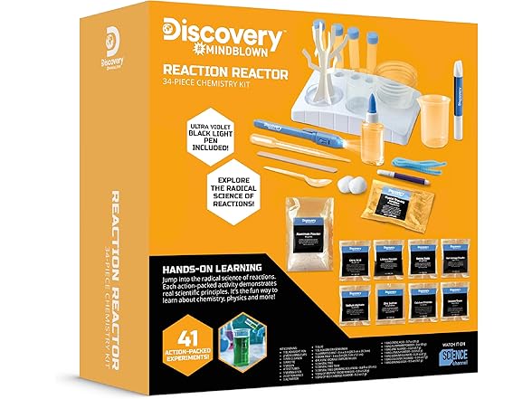 Discovery Reaction Lab Chemistry Set
