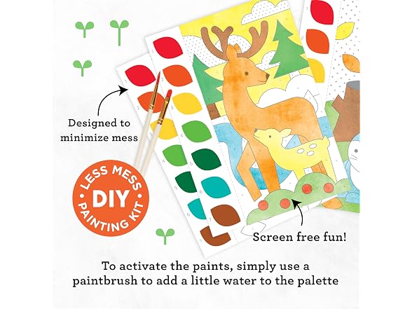 Paint by Numbers: Woodland