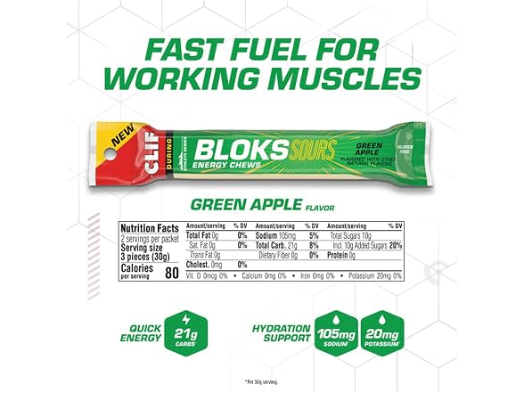 CLIF Bar Shot Bloks Sours