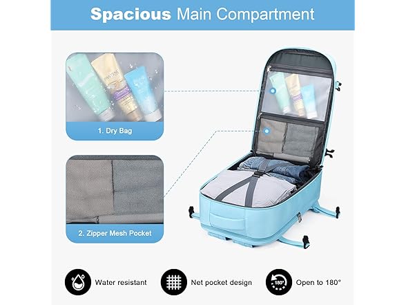 Maelstrom Travel Backpack for 2 in 1