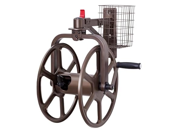 Liberty Garden Single Arm Hose Reel, Bronze