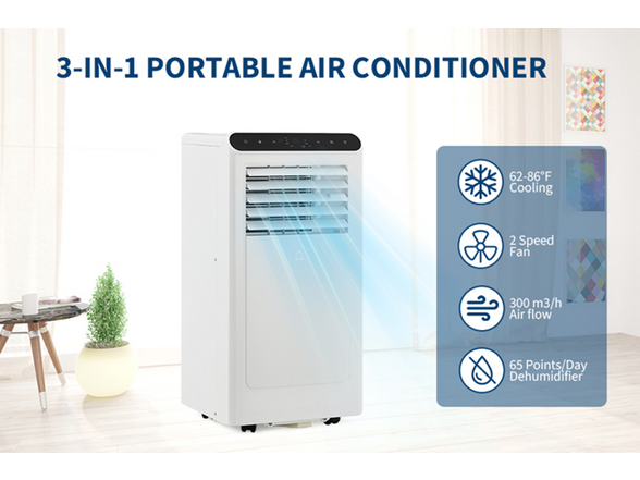 MERXENG 8,000 BTUs Portable Air Conditioner