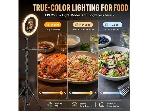 Upgrade Tripod Ring Light Stand