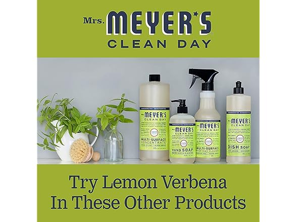 Mrs. MEYER'S Mrs Meyer's Lemon Verbena Soap, 12.5oz