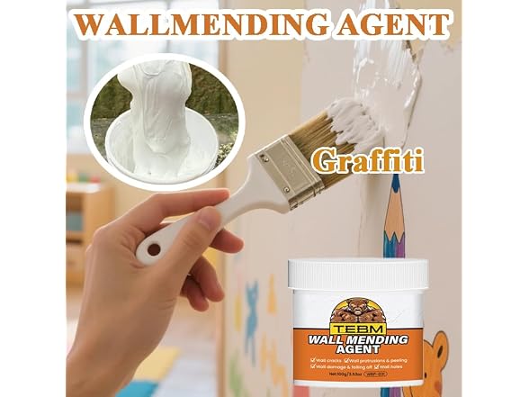 TEBM CON-41 500g Drywall Repair Kit with Scraper