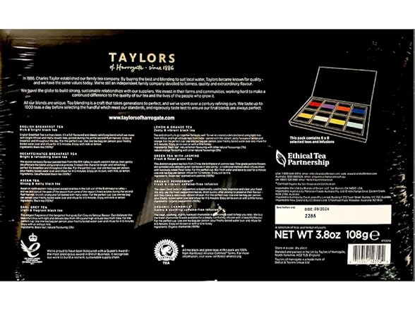 Taylors of Harrogate Assorted Specialty Teas, 48 ct