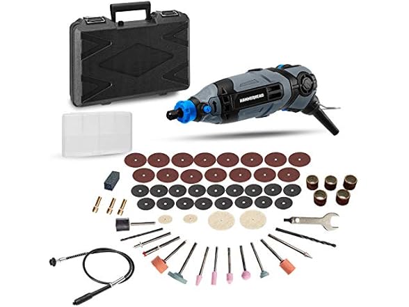 Hammerhead 1.2-Amp Rotary Tool with 62 Accessories
