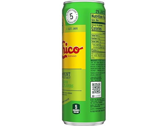 1CT Topo Chico Sabores Lime with Mint Extract 12oz