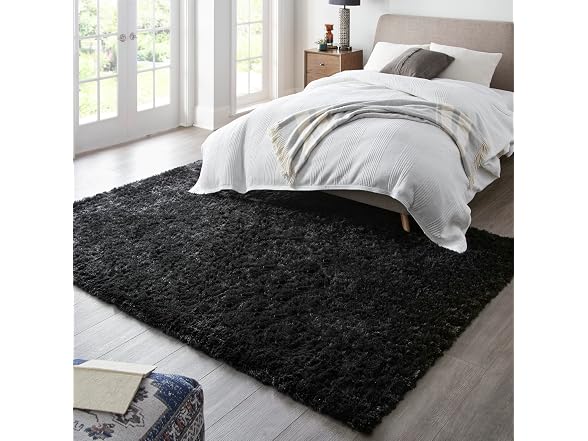 7x10 Black Area Rugs for Living
