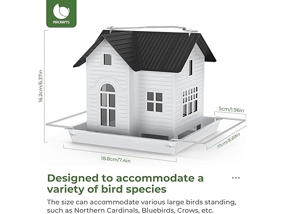 MrCrafts Solar Bird Feeder