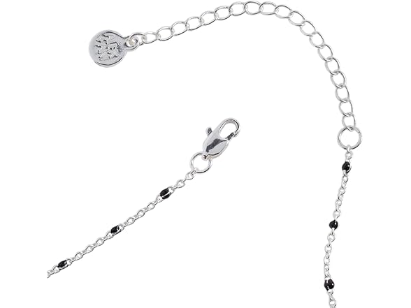 Alex and Ani Skeleton Necklace, Shiny Silver