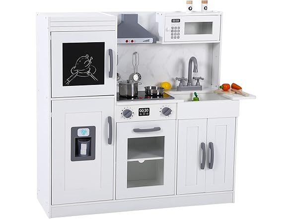 Play Kitchen for Kids,White