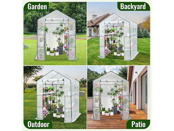 Greengro Greenhouse White
