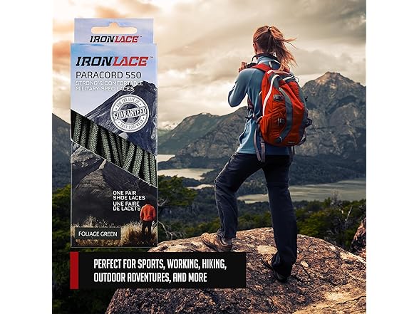 IRONLACE - Paracord Type III Shoe Laces
