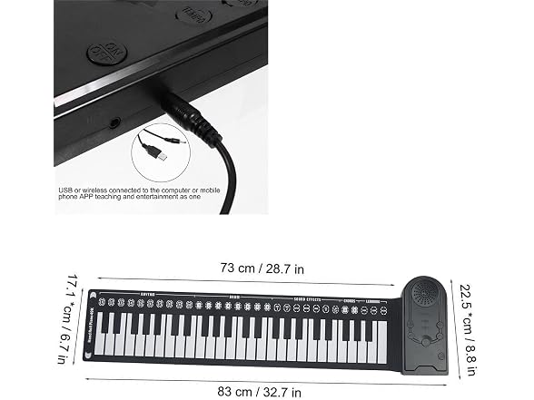 Denpetec Roll Up Piano