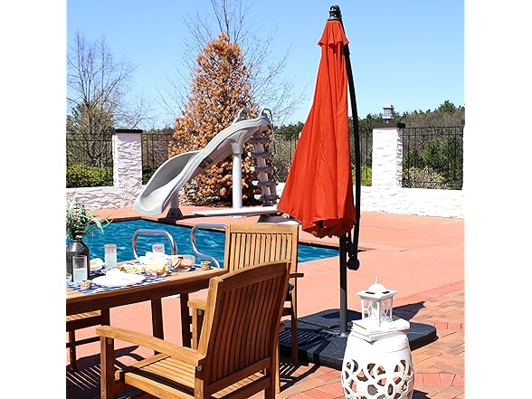 Sunnydaze 10' Offset Cantilever Patio Umbrella