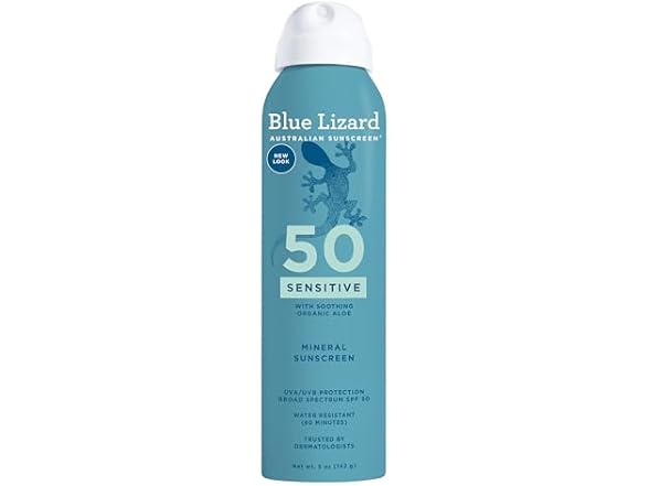 Blue Lizard Sensitive Mineral SPF 50 Spr